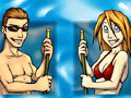 Гульня Sunbed Invaders