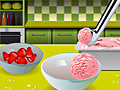 Гульня Homemade Strawberry Ice Cream