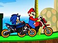 Гульня Mario Vs Sonic Racing