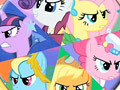 Гульня Pony Round Puzzle