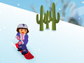 Гульня Dora Snow skates