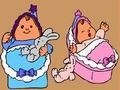 Гульня Online coloring baby twins