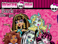 Гульня Monster High Backpack Design