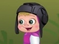 Гульня Masha and the Bear: Jumping on logs