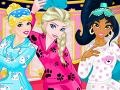 Гульня Princess: Slumber Party Funny Faces 