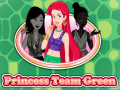 Гульня Princess Team Green 