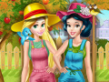 Гульня Princesses Working In the Garden 