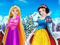 Гульня Rapunzel And Snow White Winter Dress Up