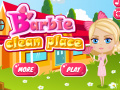 Гульня Barbie Clean Place