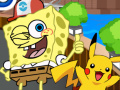 Гульня Sponge Bob Pokemon Go