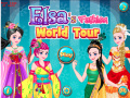 Гульня Elsa's Fashion World Tour  