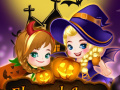 Гульня Elsa And Anna Halloween Story