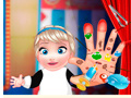 Гульня Baby Elsa Hand Doctor