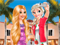 Гульня Frozen And Rapunzel Fashion Selfie