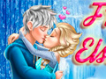Гульня Frozen Elsa Kiss