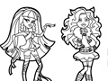 Гульня Monster High Coloring