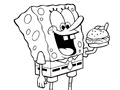 Гульня Spongebob: coloring for kids
