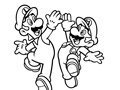 Гульня Mario Coloring For Kids