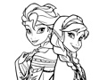 Гульня Frozen Coloring For Kids