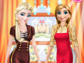 Гульня Elsa And Anna Work Dress Up  