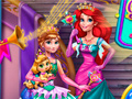 Гульня Anna And Ariel Princess Ball Dress Up