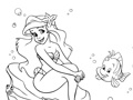 Гульня Mermaid: Coloring For Kids