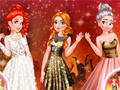 Гульня Princesses Glittery Party