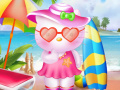 Гульня Hello Kitty Beach Fun
