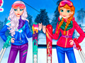 Гульня Princesses At Ski