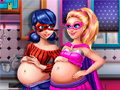 Гульня Hero Dolls Pregnant BFFs