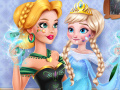 Гульня Prank the Nanny Baby Ice Queen