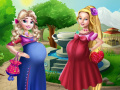 Гульня Disney Princess Pregnant Bffs