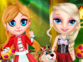 Гульня Little Elsa In Red Hood