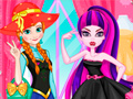 Гульня Princess vs Monster Girl