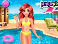 Гульня Mermaid Princess Pool Time