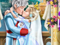 Гульня Ice queen wedding kiss