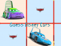 Гульня Guess Disney Cars