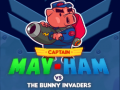 Гульня Captain May-Ham vs The Bunny Invaders