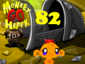 Гульня Monkey Go Happy Stage 82 - MGH Planet Escape