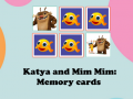 Гульня Kate and Mim Mim: Memory cards