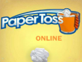 Гульня Paper Toss Online