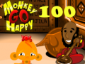 Гульня Monkey Go Happy Stage 100