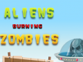 Гульня Aliens Burning Zombies
