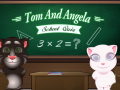 Гульня Tom And Angela School Quiz