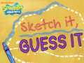 Гульня Spongebob squarepants sketch it, guess it