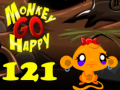 Гульня Monkey Go Happy Stage 121