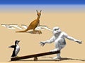 Гульня Yeti Sports - Albatros overload. Part 4