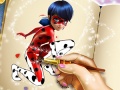 Гульня Dotted Girl Coloring Book