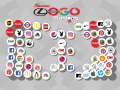 Гульня Famous Logo Mahjong