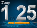 Гульня Daily 1 to 25